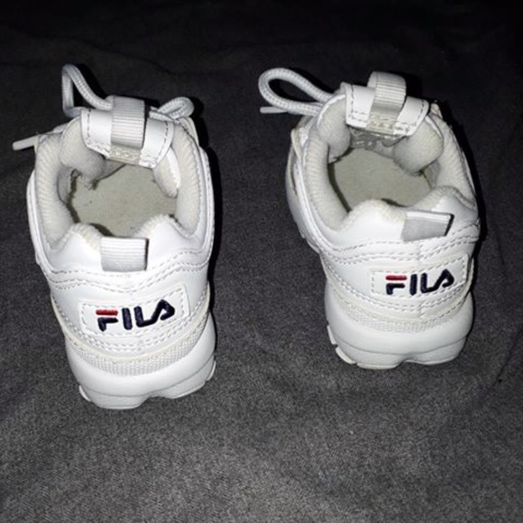White Disruptor Fila toddler - Picture 5 of 6
